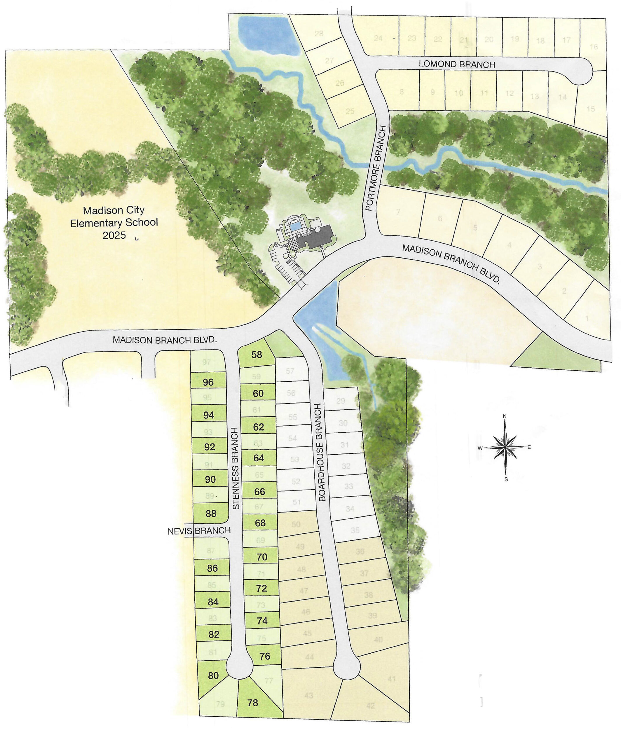 Madison Branch Lot Mapv2